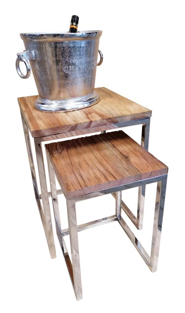 Tisch-2er-Set-Couchtisch-Silber-Holz-MN-MB-7012-7
