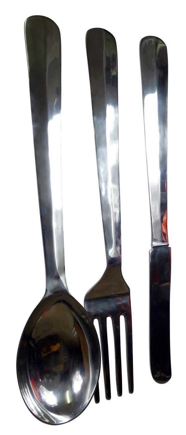 Wandbesteck-Aluminium-Silber-poliert-MN-WD-3014-3015-25d17b2edea75c