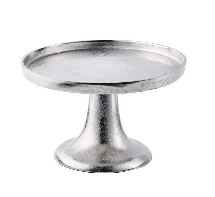 Etagere_M_0160a65e4e4047b Kuchenständer Etagere Rund Silber aus Metall