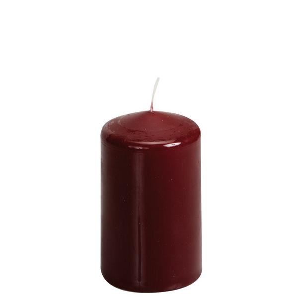 Spaas_5411708010744_0053001-081_ProductPhoto_HRes_ListSearch_1 Stumpenkerze Weinrot 5,8x10 cm