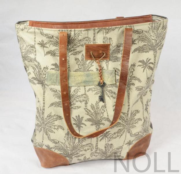 17657b35b979801d Handtasche Canvas Shopper Colmore Bäume