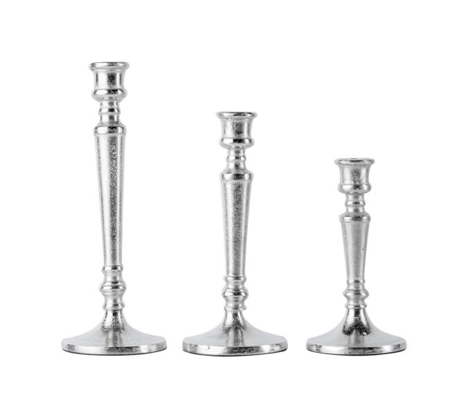 KATHRIN_BARNETZKE_Noll-191122-78 Kerzenständer Silber aus Metall (Aluminium)