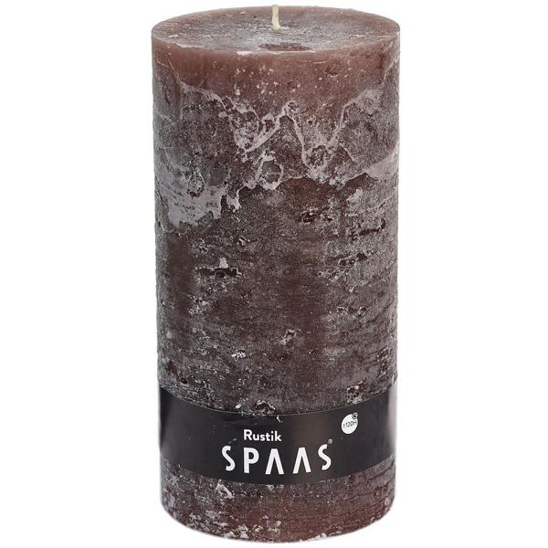 Spaas_5411708163204_0633251-479_ProductPhoto_HRes_ListSearch_1 Stumpenkerze Groß Taupe Rustic 20x10 cm