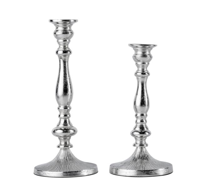 KATHRIN_BARNETZKE_Noll-191122-23 Kerzenständer Silber aus Metall (Aluminium)