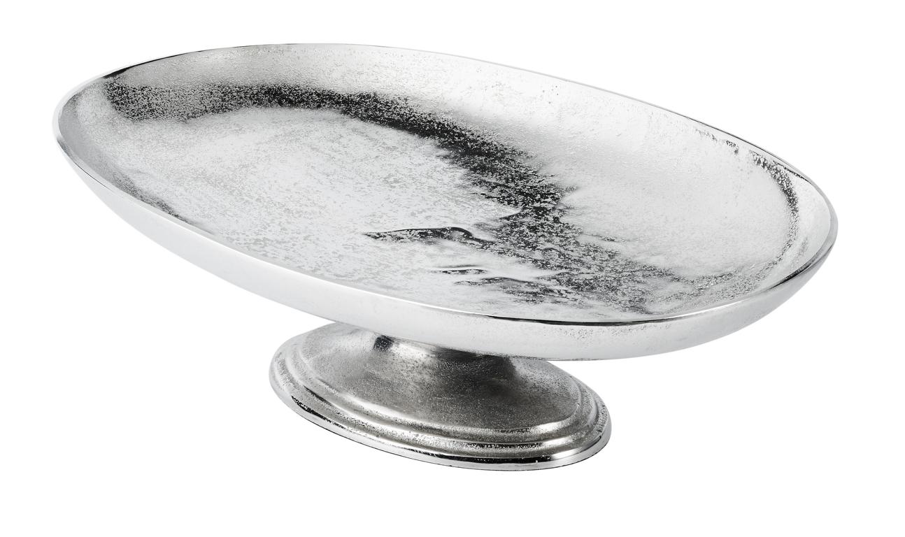 Schale_oval_03_1 Schale Oval Silber aus Metall Groß
