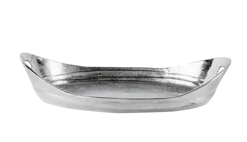 KATHRIN_BARNETZKE_Noll-191122-126 Tablett Oval mit Griffen Silber Metall