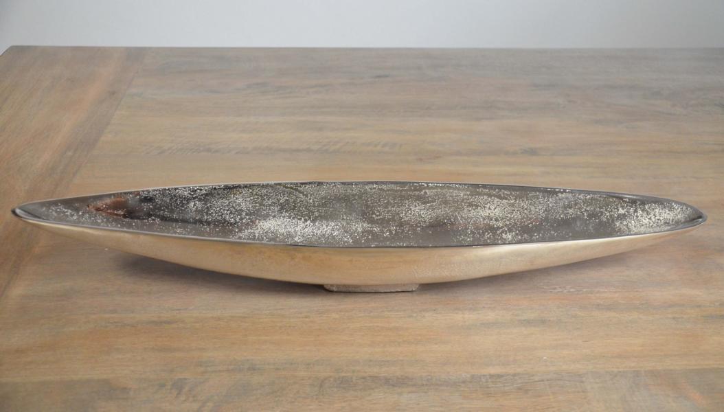 Colmore-Tischschale-L Schale Schiffchen Aluminium Silber XL