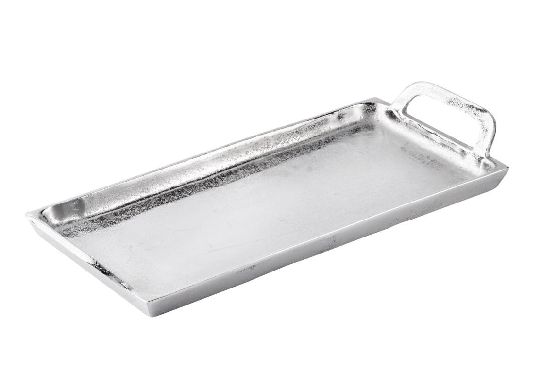 Tablett_01_1 Tablett Silber aus Metall Aluminium