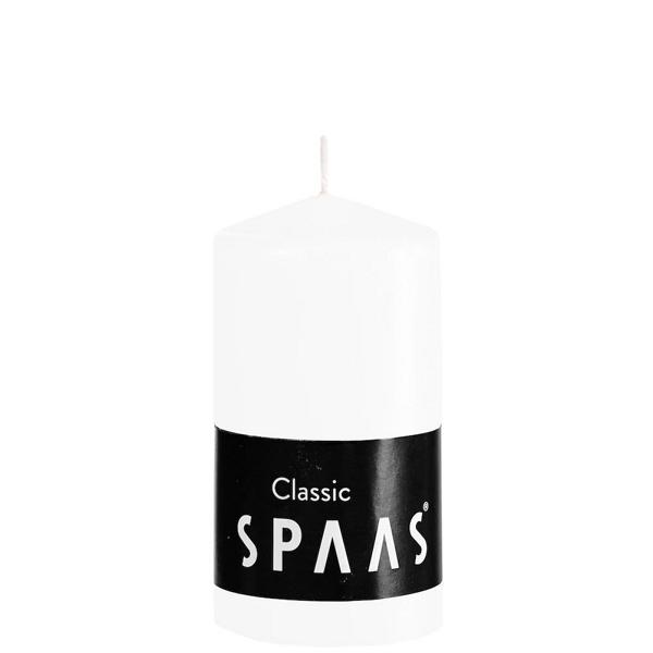 Spaas_5411708036089_0053001-001_ProductPhoto_HRes_ListSearch_1 Stumpenkerze Weiß 5,8x10 cm