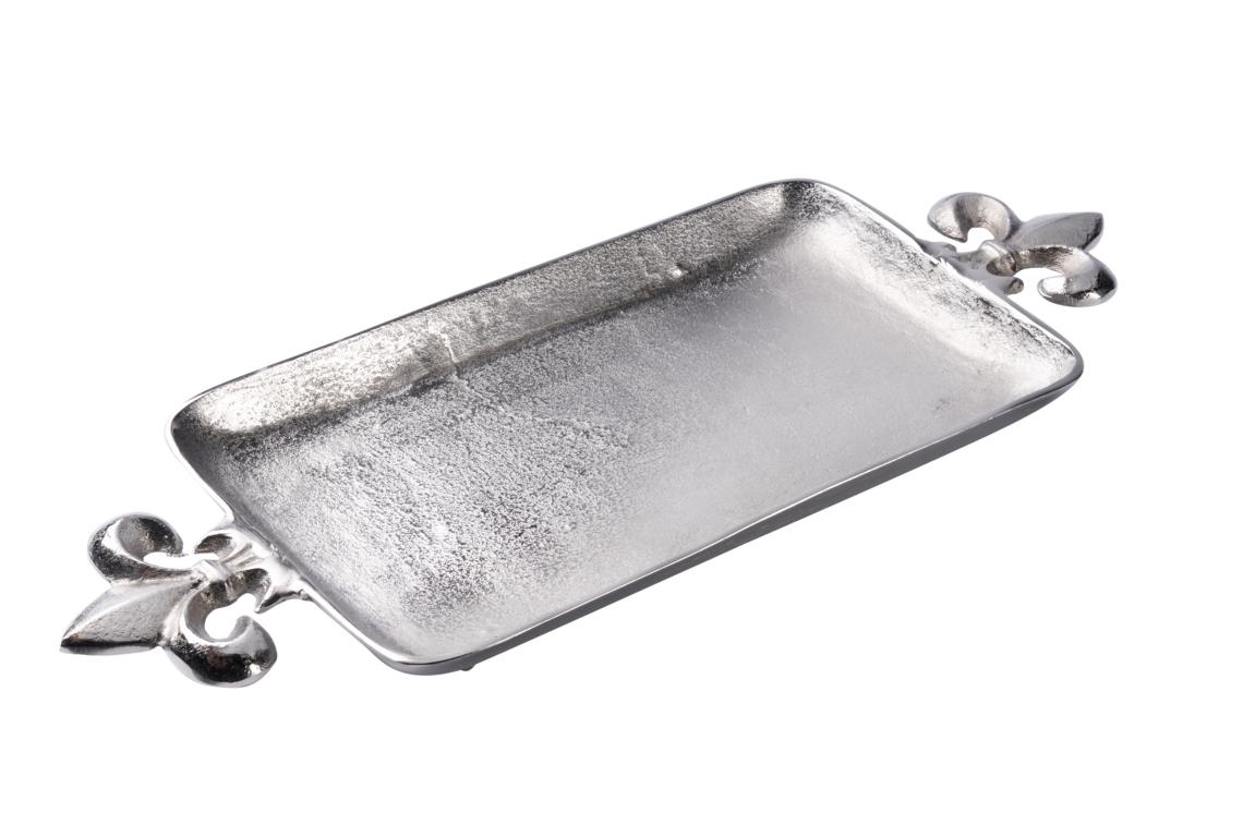 Tablet_001_mittelcm_1 Tablett Silber Lilie Metall