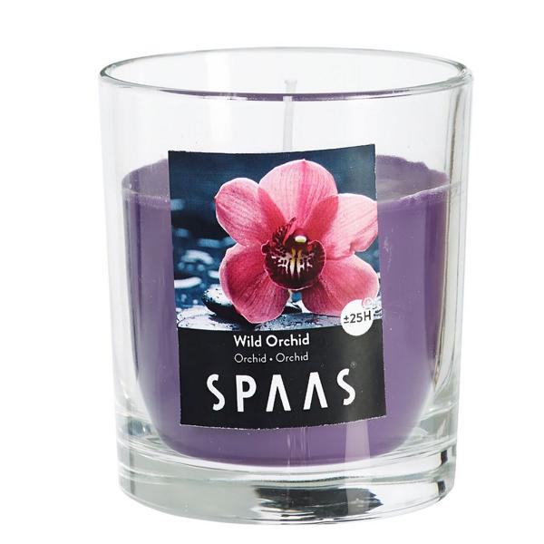 Spaas_5411708156060_0500220-184_ProductPhoto_HRes_ListSearch_1 Duftkerze in Glas Wilde Orchidee 25H