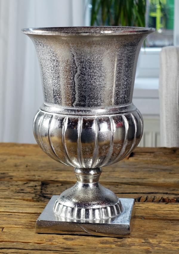 Vase-Aluminium-Silber-29-cm-MN-VA-1001-1 Vase Aluminium Silber H 29 cm