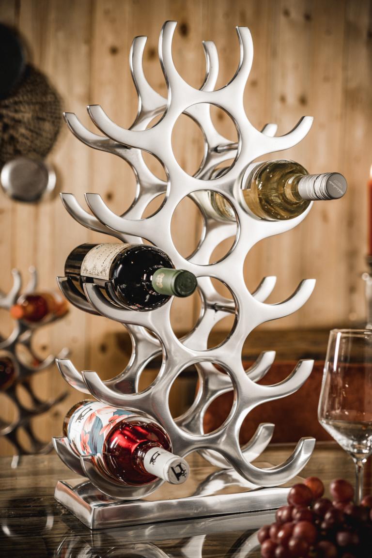 MN_Ambiente_05_07_2021-00098 Weinregal Flaschenregal Silber aus Metall