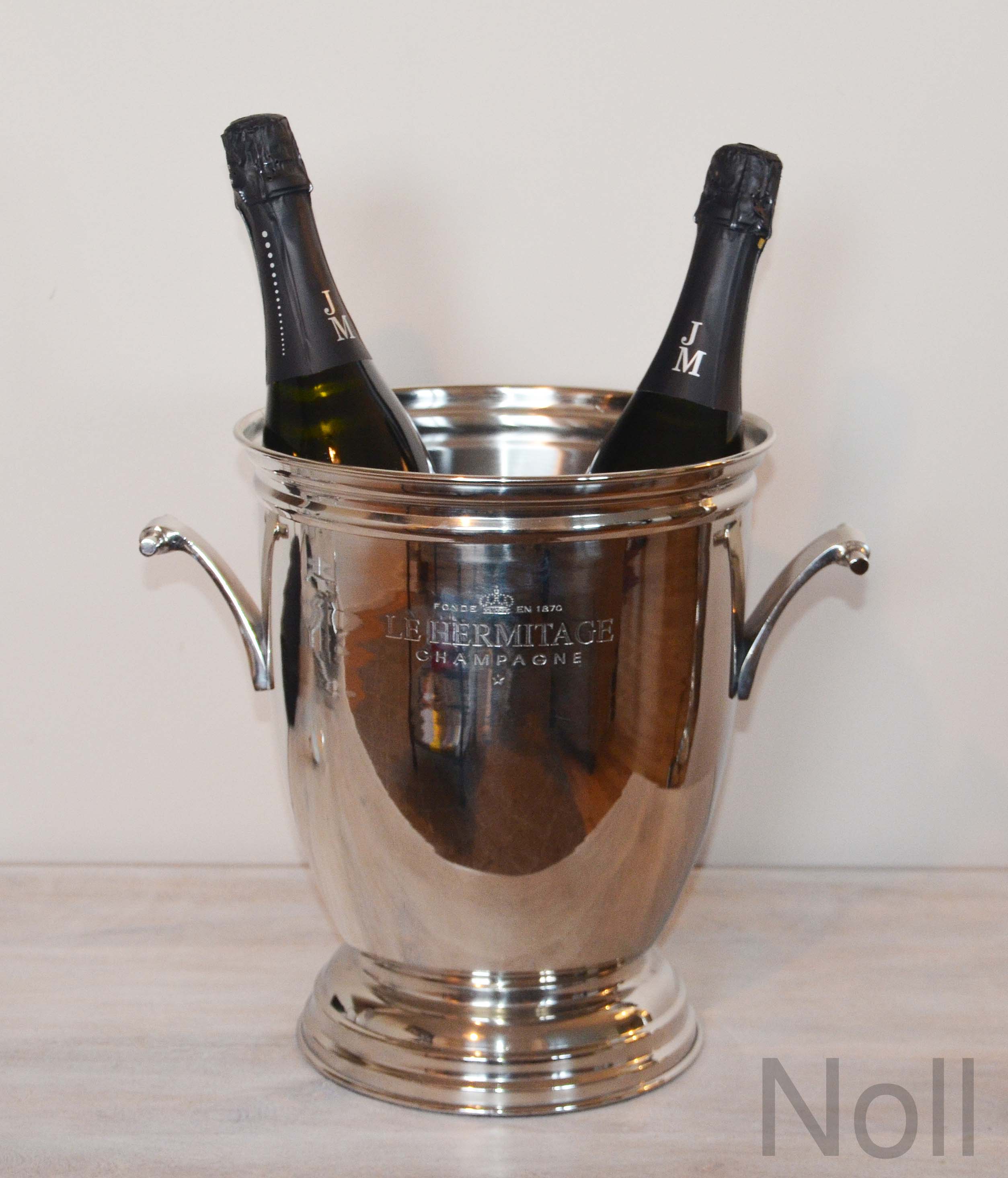 Champagnerkühler Schale aus Aluminium XXL online kaufen