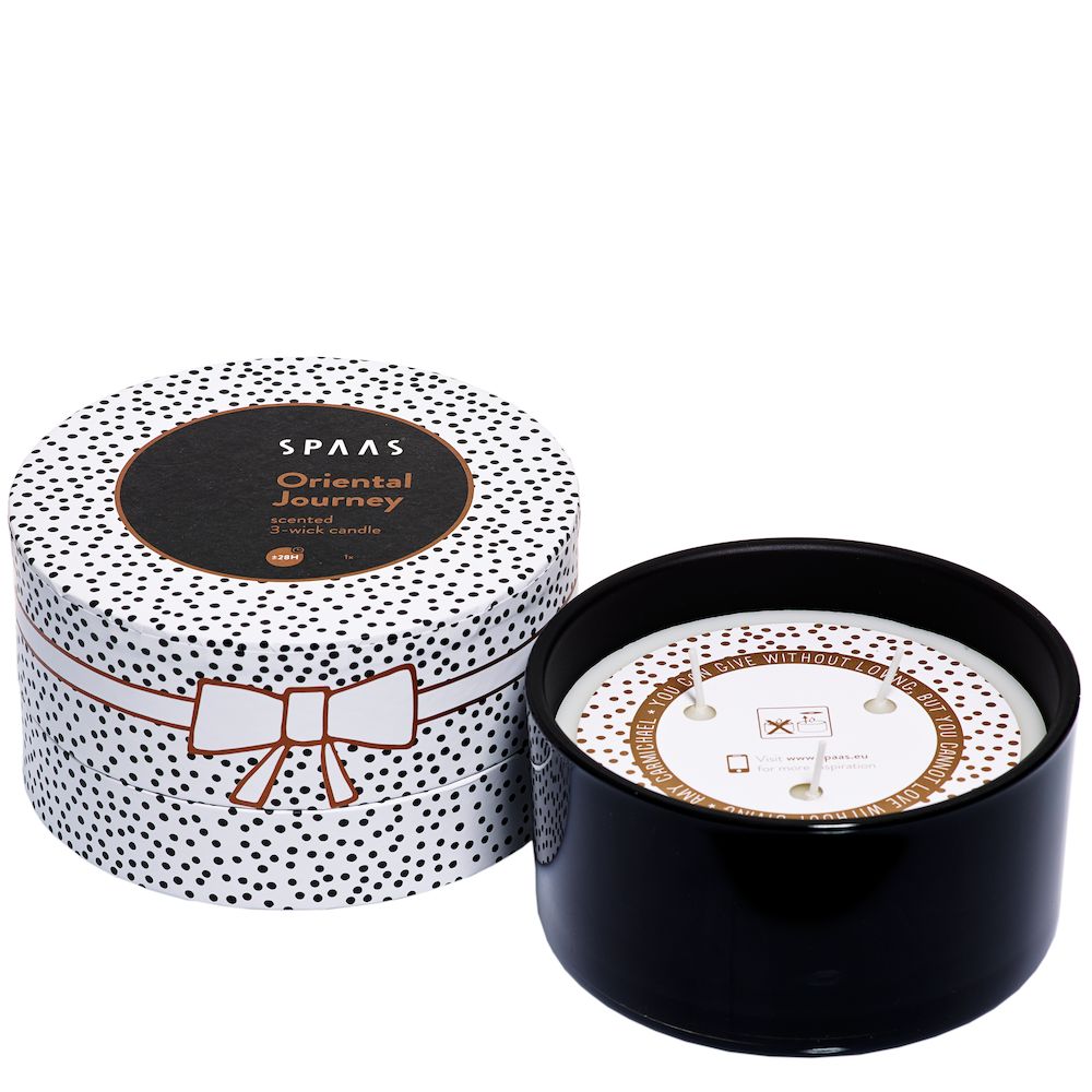 Duftkerze in Glas und Geschenkdose "Oriental Journey"