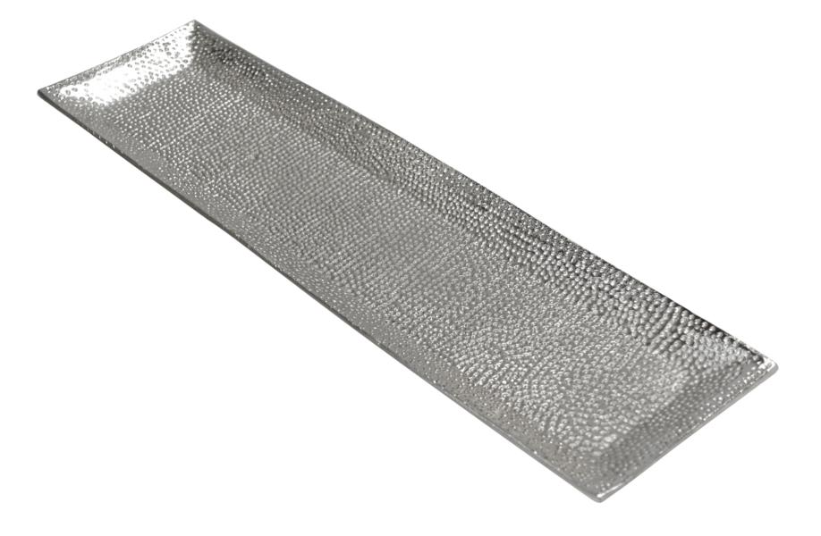 Schale-Silber-Aluminium-3 Schale Hammerschlag Silber aus Metall