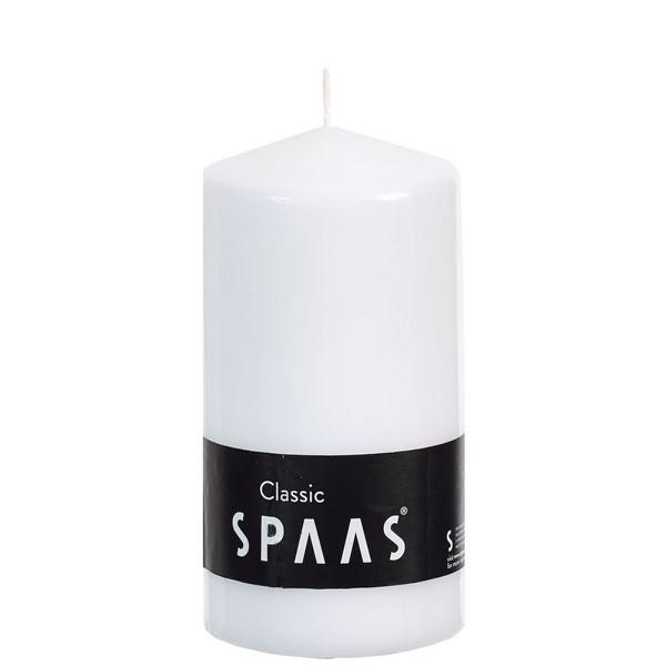 Spaas_5411708031480_0053201-001_ProductPhoto_HRes_ListSearch_1 Stumpenkerze Weiß 5,8x15 cm