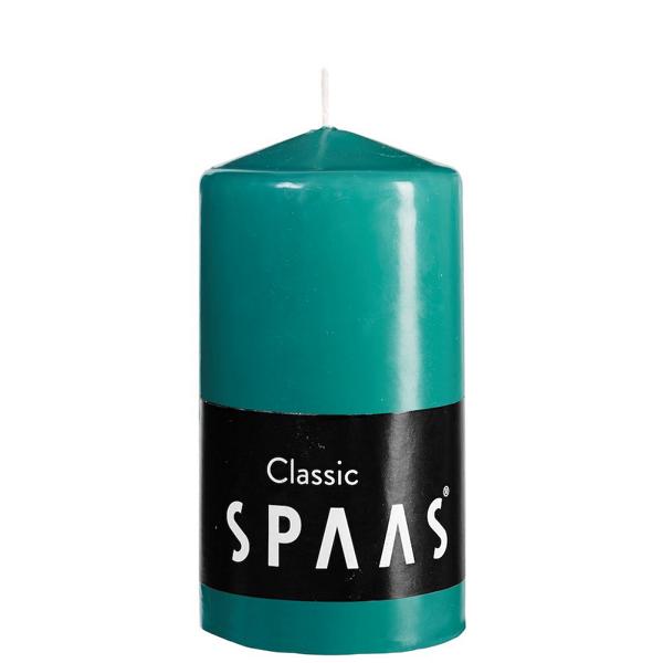 Spaas_5411708158491_0053201-191_ProductPhoto_HRes_ListSearch_1 Stumpenkerze Grün 5,8x15 cm