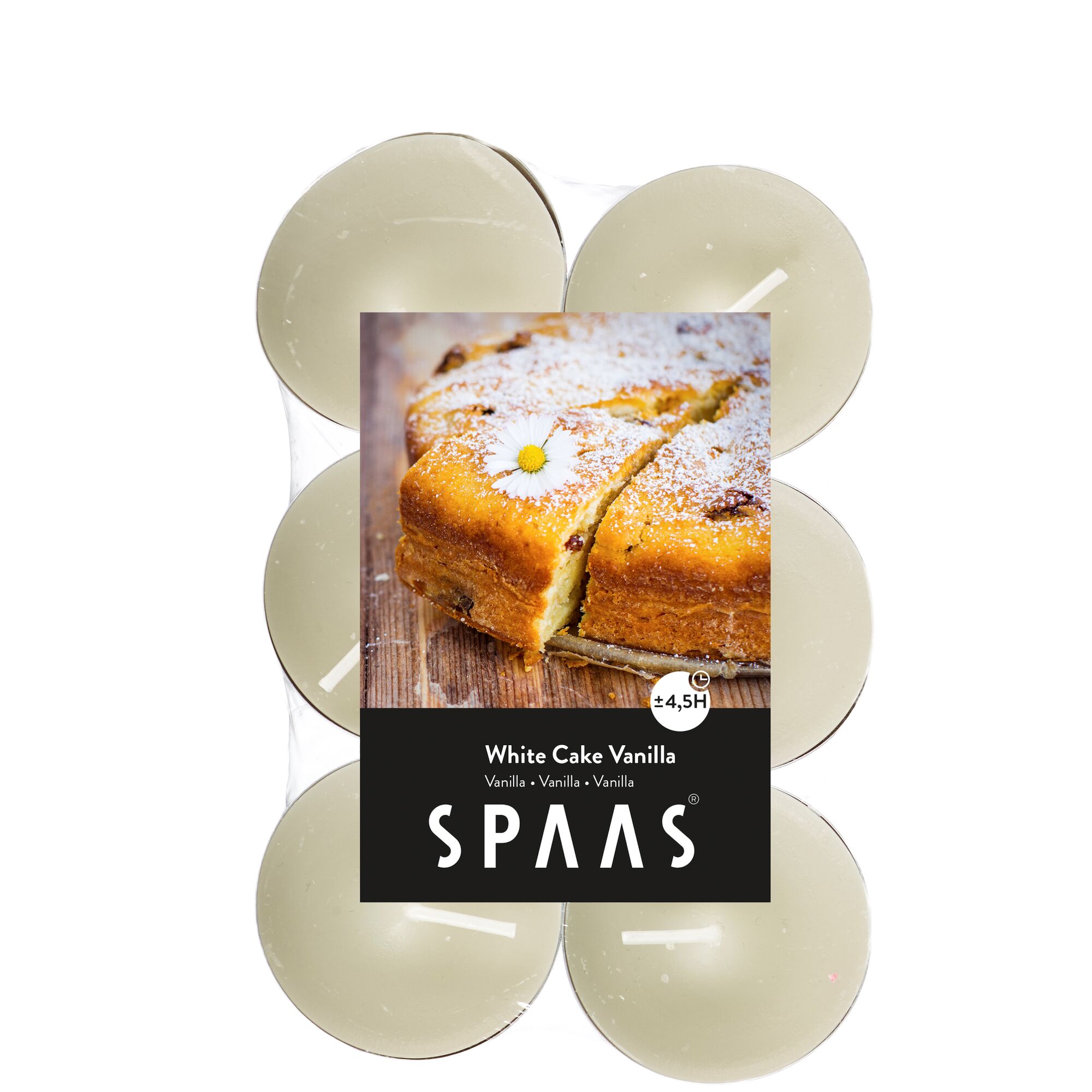 Spaas_5411708108281_0338201-037_ProductPhoto_HRes_ListSearch_1 Teelichter Vanille 12 Stück