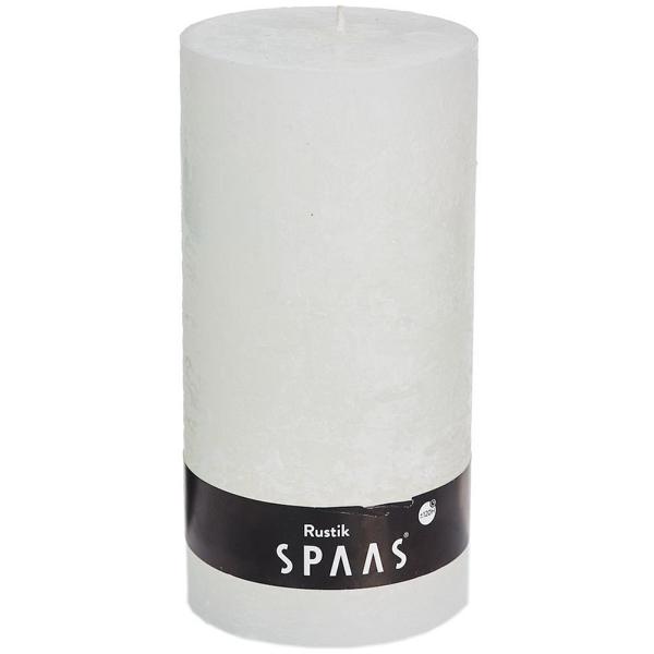 Spaas_5411708163129_0633251-001_ProductPhoto_HRes_ListSearch_1 Stumpenkerze Groß Weiß Rustic 20x10 cm
