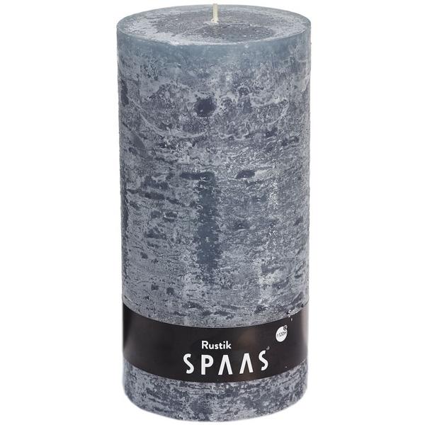 Spaas_5411708163198_0633251-604_ProductPhoto_HRes_ListSearch_1 Stumpenkerze Groß Grau Rustic 20x10 cm