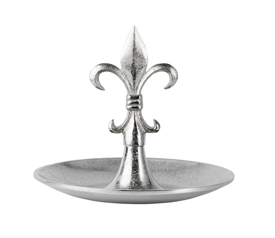 Schale-Lilie-01_160c3112c2d39c Etagere / Schale Lilie aus Metall in der Farbe Silber
