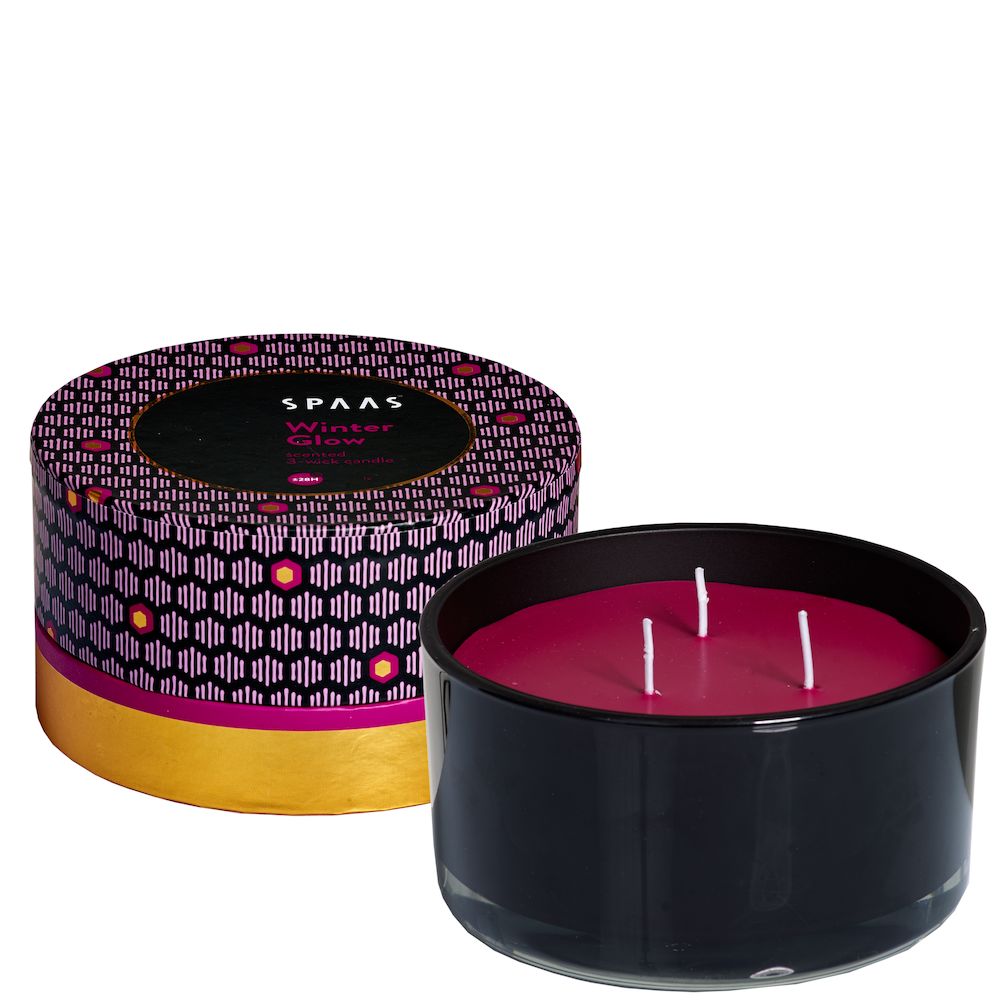 Spaas_5411708169343_0500174-637_ProductPhoto_HRes_ListSearch_3 Duftkerze in Glas und Geschenkdose "Winter Glow"