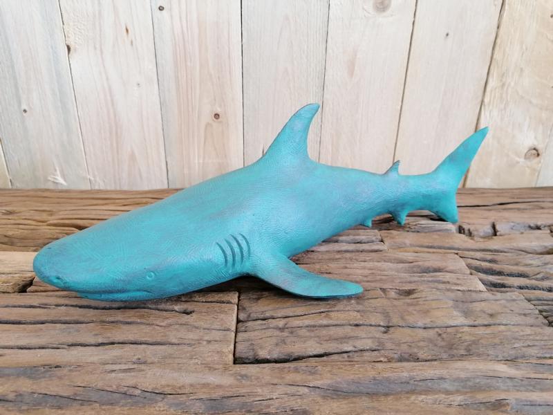 Hai-Deko-Statue-Polyresin-MN-MT-9016 Deko Hai Maritime Statue