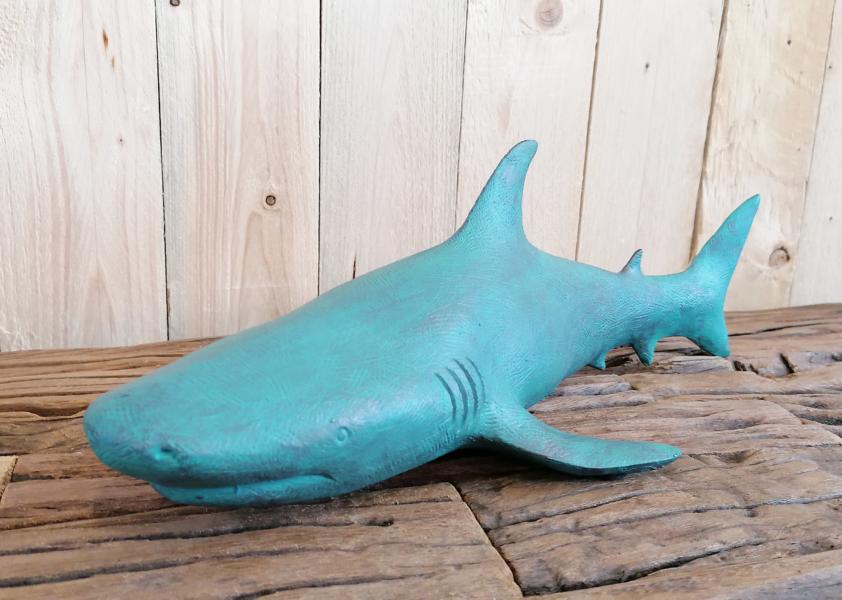 Hai-Deko-Statue-Polyresin-MN-MT-9016-2 Deko Hai Maritime Statue