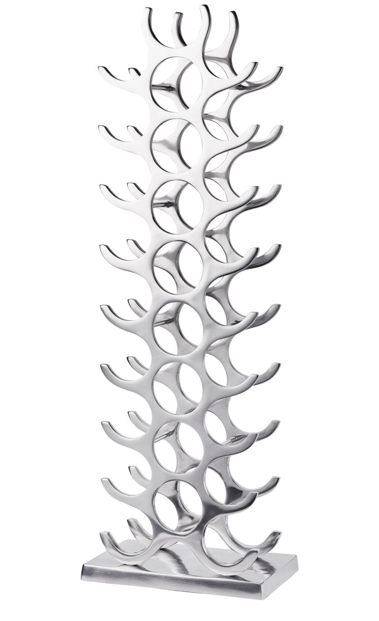 Weinregal-poliert-gross-01_160f18d9613081 Weinregal Flaschenregal Silber aus Metall Groß