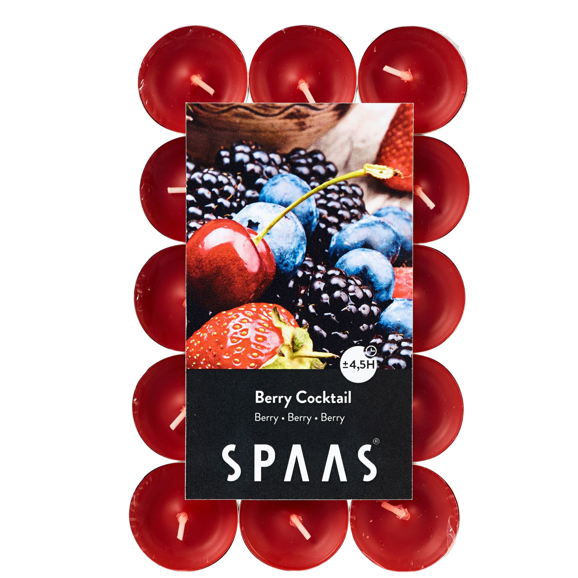 Spaas_5411708154967_0338213-273_ProductPhoto_HRes_ListSearch_1 Teelichter Beerencocktail 30 Stück