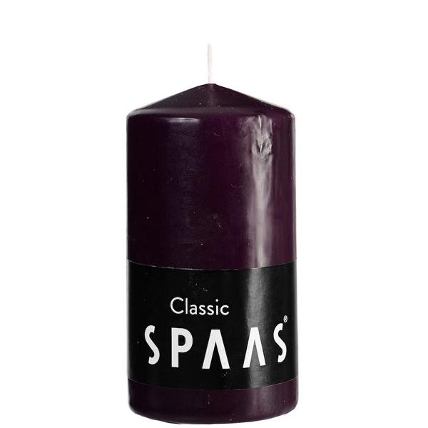 Spaas_5411708158484_0053201-184_ProductPhoto_HRes_ListSearch_1 Stumpenkerze Aubergine 5,8x15 cm