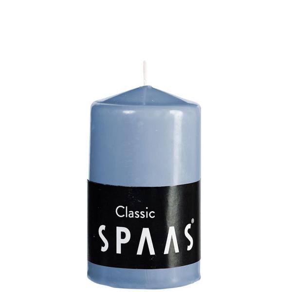 Spaas_5411708158262_0053001-192_ProductPhoto_HRes_ListSearch_1 Stumpenkerze Blau 5,8x10 cm