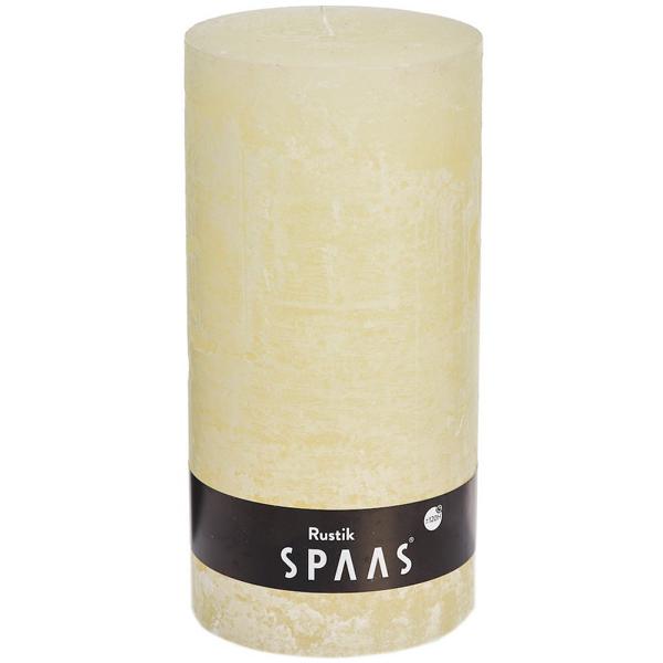 Spaas_5411708163150_0633251-037_ProductPhoto_HRes_ListSearch_1 Stumpenkerze Groß Elfenbein Rustic 20x10 cm