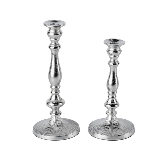 KATHRIN_BARNETZKE_Noll-191122-22 Kerzenständer Silber aus Metall (Aluminium)
