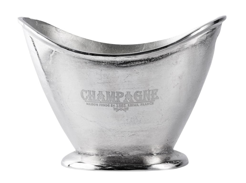 K-hler_02_c-2 Champagnerkühler Silber aus Metall (Aluminium)