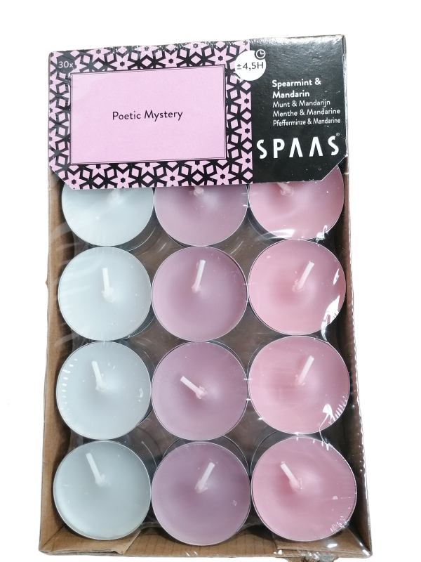 IMG_20231030_111415 Duft Teelichter Pfefferminze & Mandarine 30 Stück 4,5 h