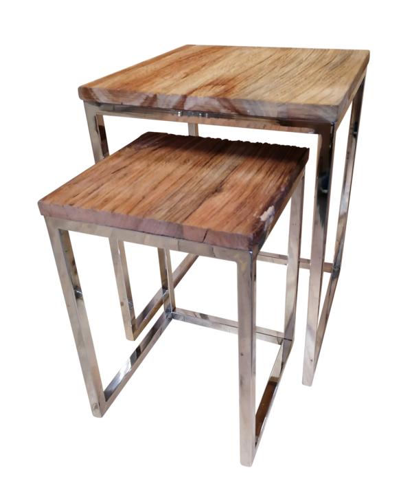 Tisch-2er-Set-Couchtisch-Silber-Holz-MN-MB-7012-11