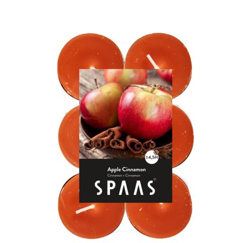 K640_Spaas_5411708154462_0338201-181_ProductPhoto_HRes_ListSearch_1 Teelichter Apfel Zimt 12 Stück