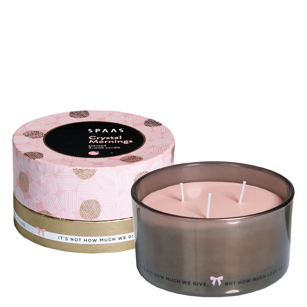 Spaas_5411708169305_0500174-174_ProductPhoto_HRes_ListSearch_3 Duftkerze in Glas und Geschenkdose "Crystal Mornings"