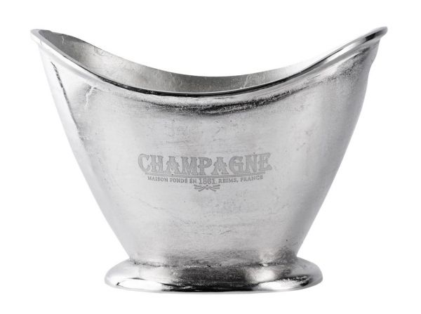 Champagnerkühler Silber aus Metall (Aluminium)