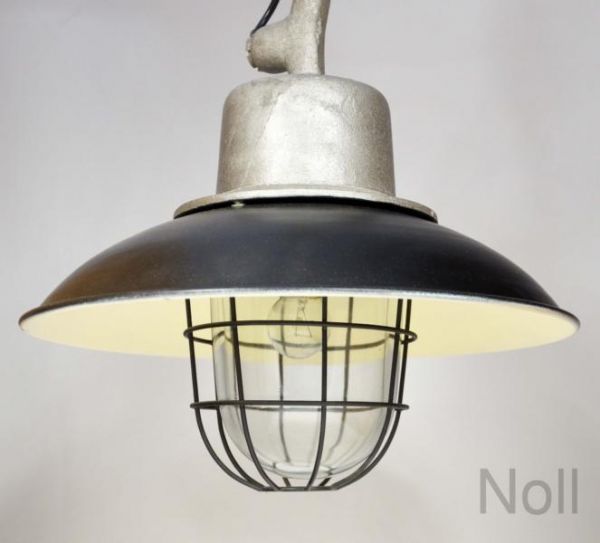 Deckenlampe Industrial Colmore Schwarz Gitter