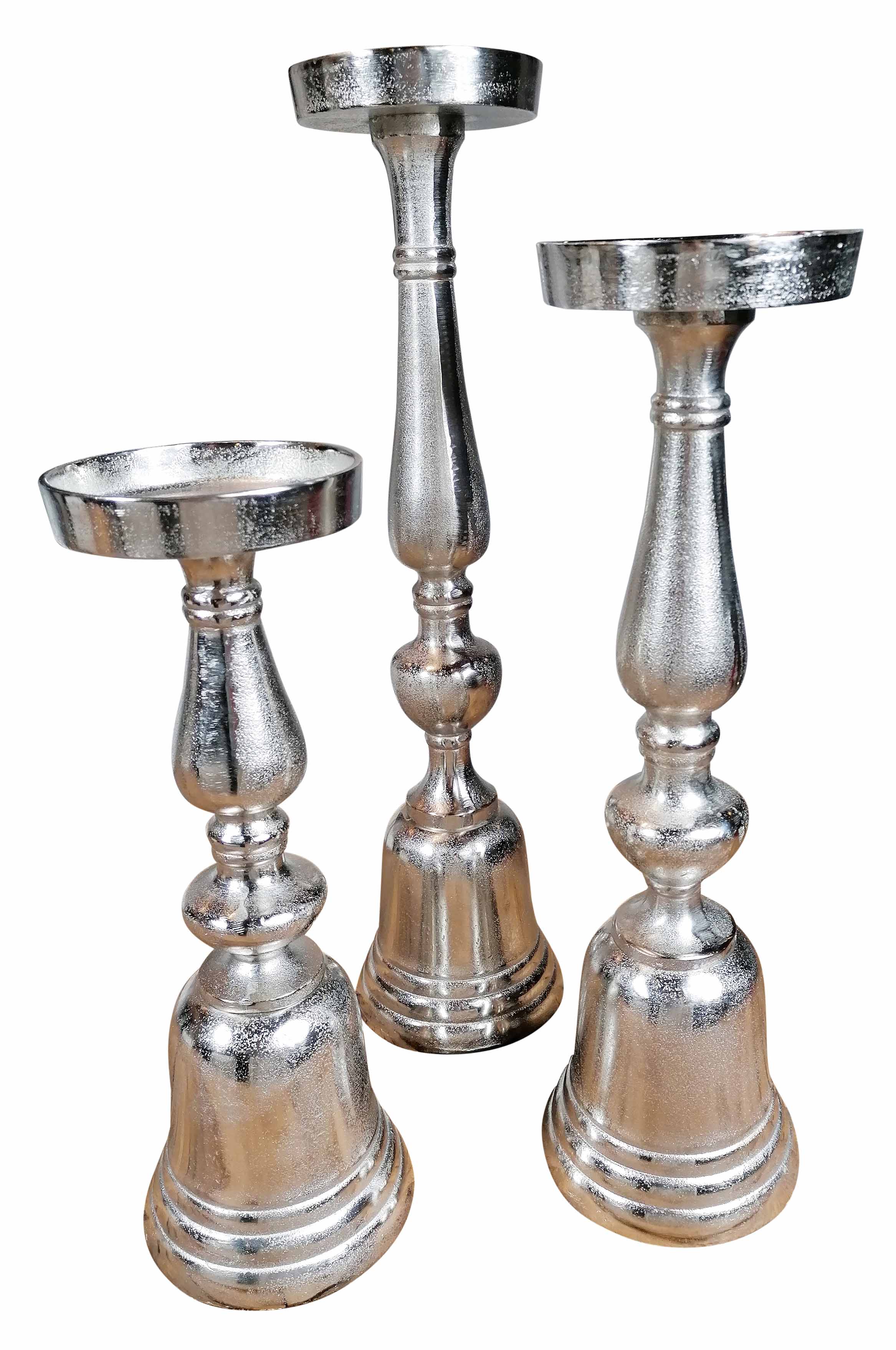 Kerzenständer XL Silber in 3 Größen kaufen | Michael Noll