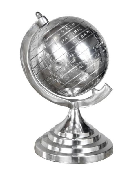 Globus Aluminium Silber