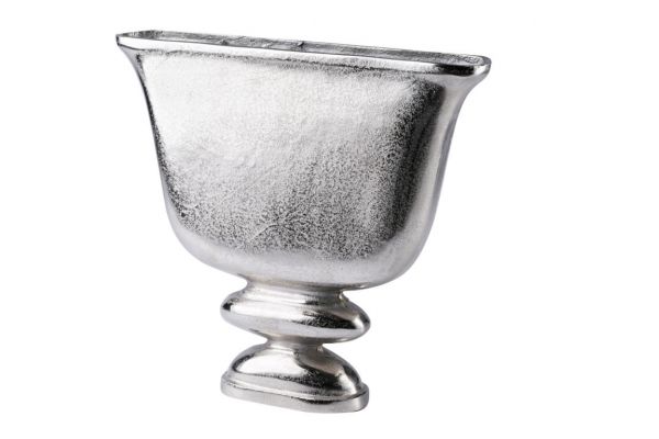 Vase Aluminium Silber 42 cm