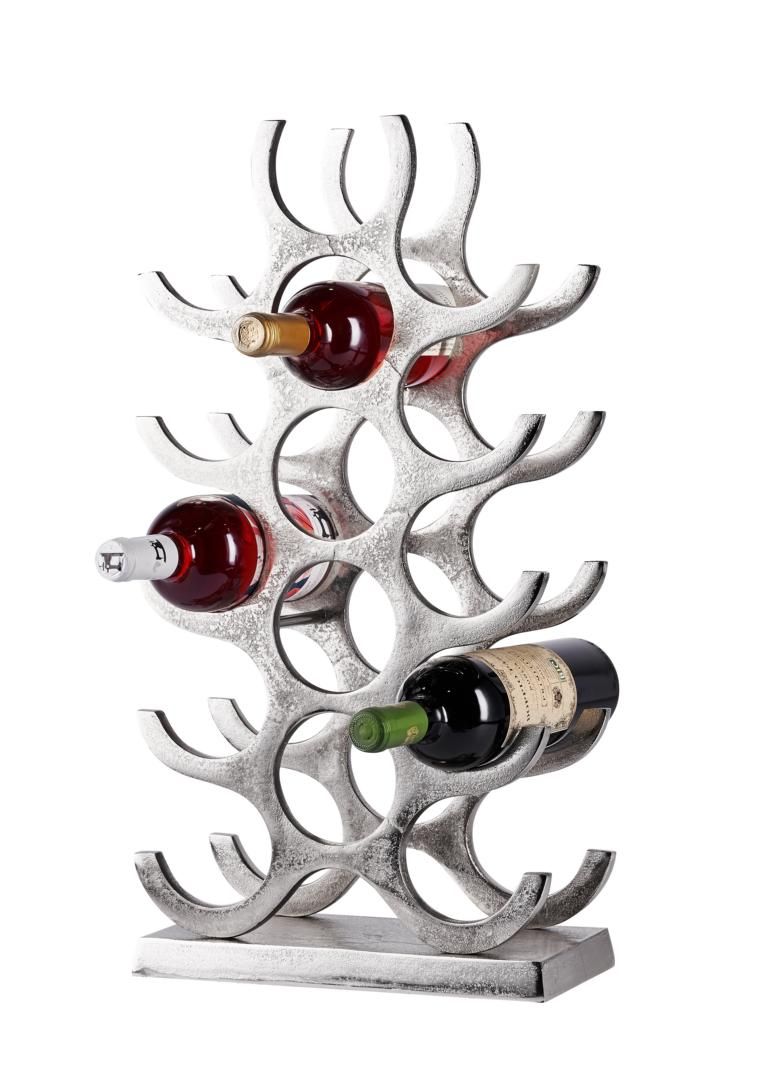ALANO Kühlschrank-Weinregal Für 2 Flaschen – Platzsparender Flaschenhalter Aus Edelstahl, Hält Korken Feucht