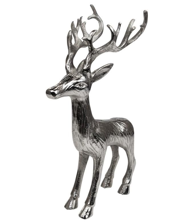Fabelhafte Deko Hirsch Silber Depot Ebenbild
